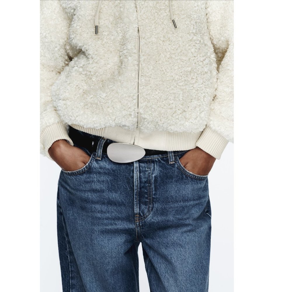 BLOGGER'S FAVE! Zara Hooded Teddy Coat NWT - Picture 11 of 12